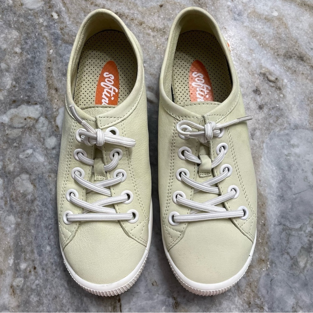 SOFTINOS Isla II Light Green Leather 900557-006 Women’s 36